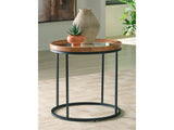 Noraluna Medium Brown End Table - Ornate Home
