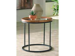 Noraluna Medium Brown End Table - Ornate Home