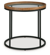 Noraluna Medium Brown End Table - Ornate Home