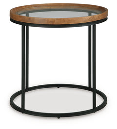 Noraluna Medium Brown End Table - Ornate Home