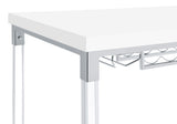 Norcrest White High Gloss Bar Table - Ornate Home