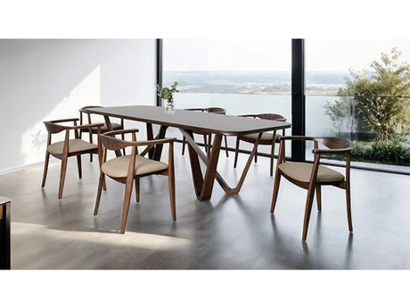 Nordby Walnut 7 Piece Dining Set - Ornate Home