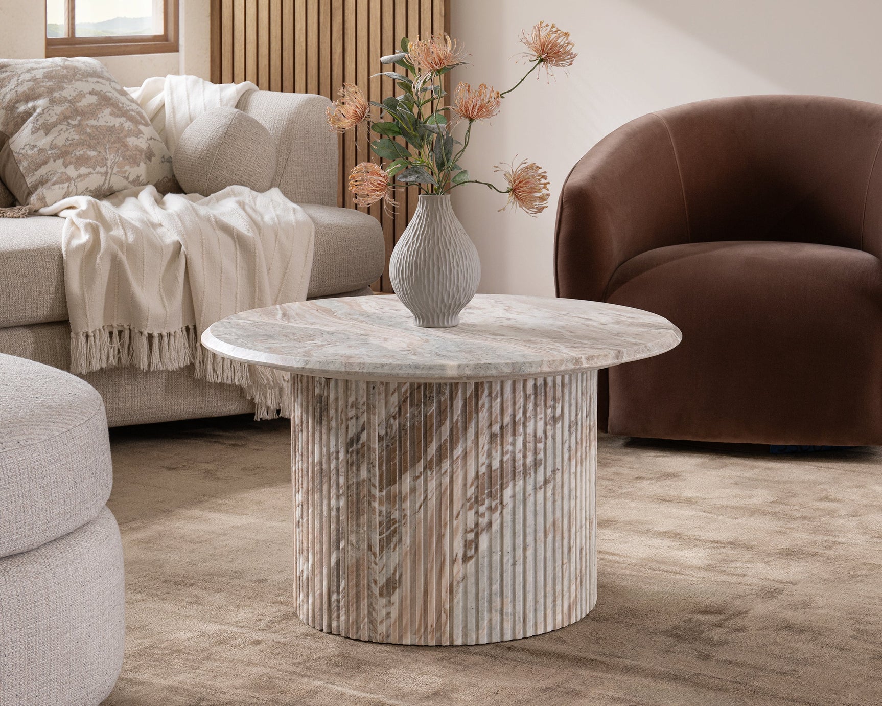 Nordens Rusty Gray Coffee Table - Ornate Home