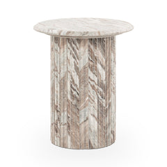 Nordens Rusty Gray End Table - Ornate Home