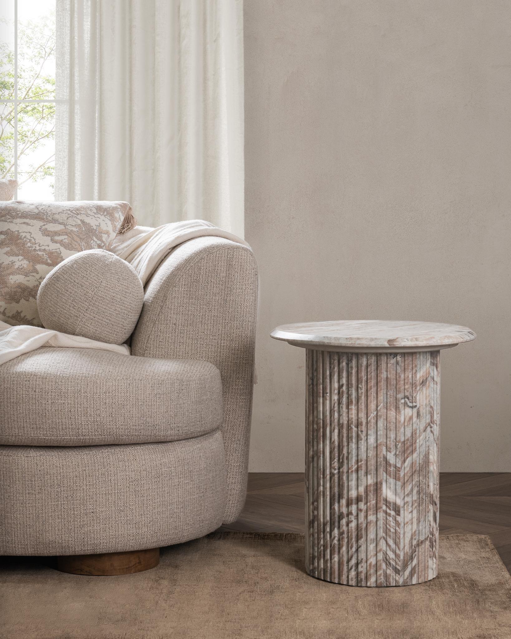 Nordens Rusty Gray End Table - Ornate Home