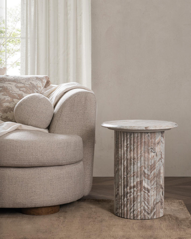 Nordens Rusty Gray End Table - Ornate Home