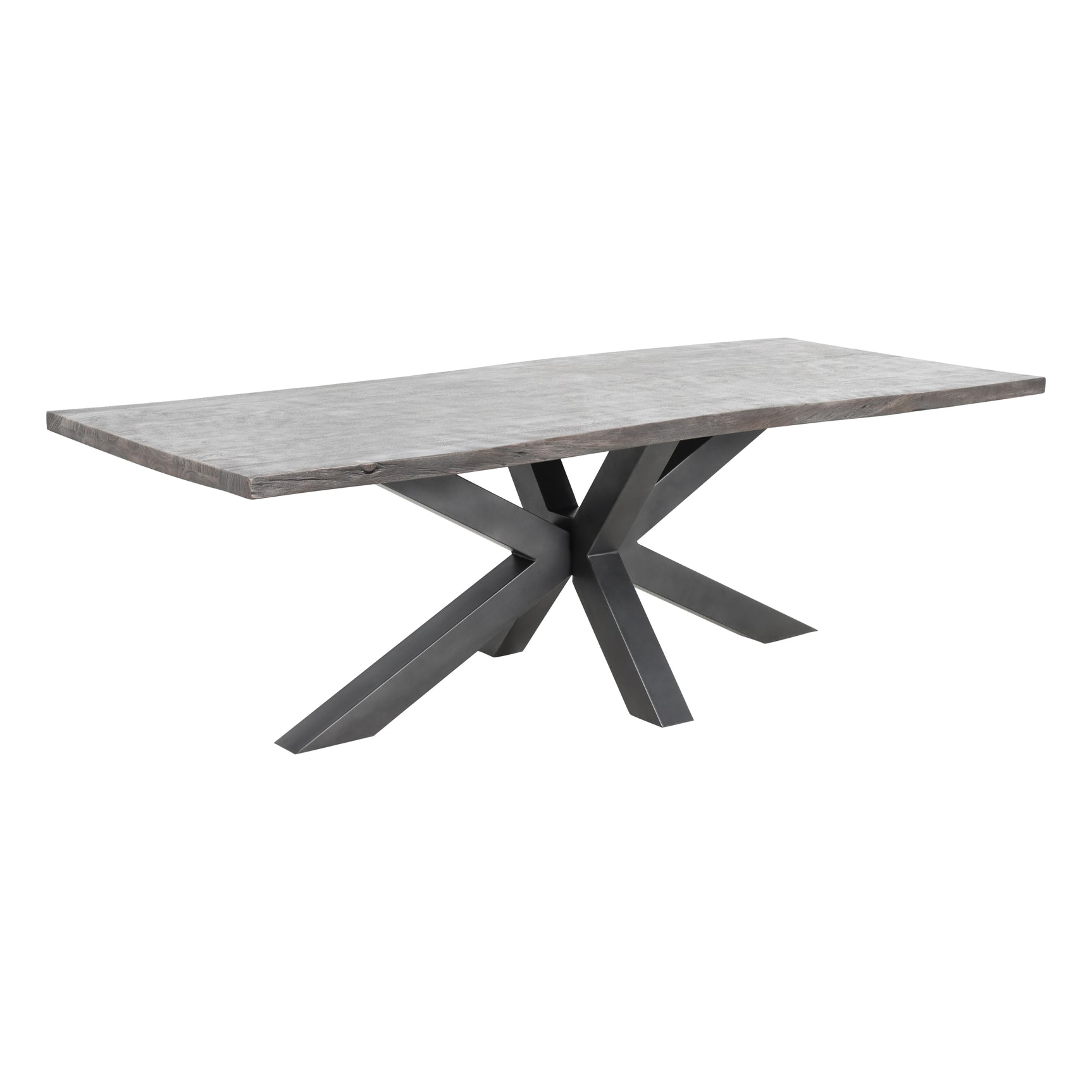 Nordic Ridge Grey 94 Dining Table w/ 4 Weston Chairs - Ornate Home