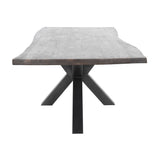 Nordic Ridge Grey 94 Dining Table w/ 4 Weston Chairs - Ornate Home