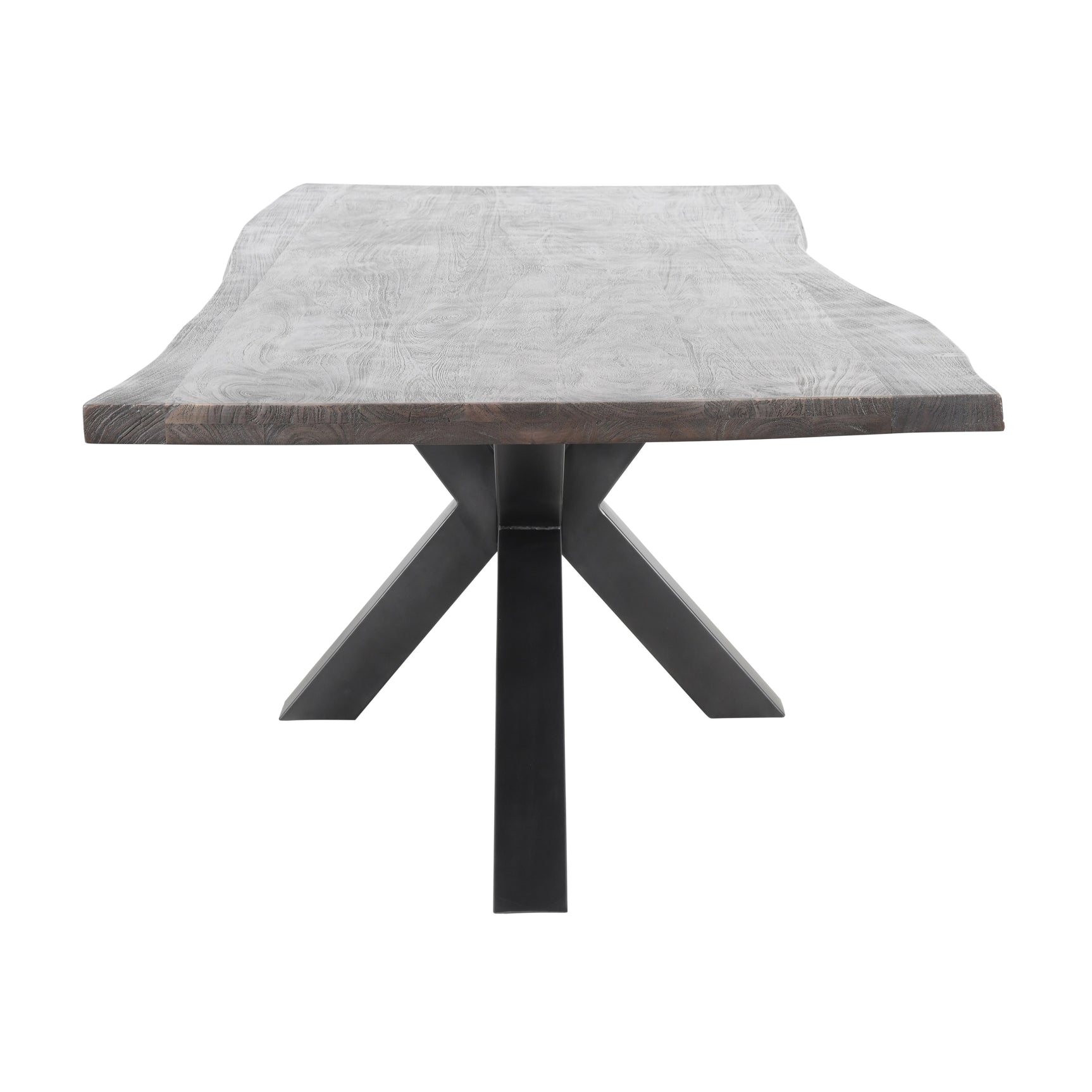 Nordic Ridge Grey 94 Dining Table w/ 4 Weston Chairs - Ornate Home
