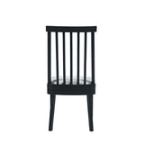 Nordic Ridge Grey 94 Dining Table w/ 6 Weston Black Chairs - Ornate Home