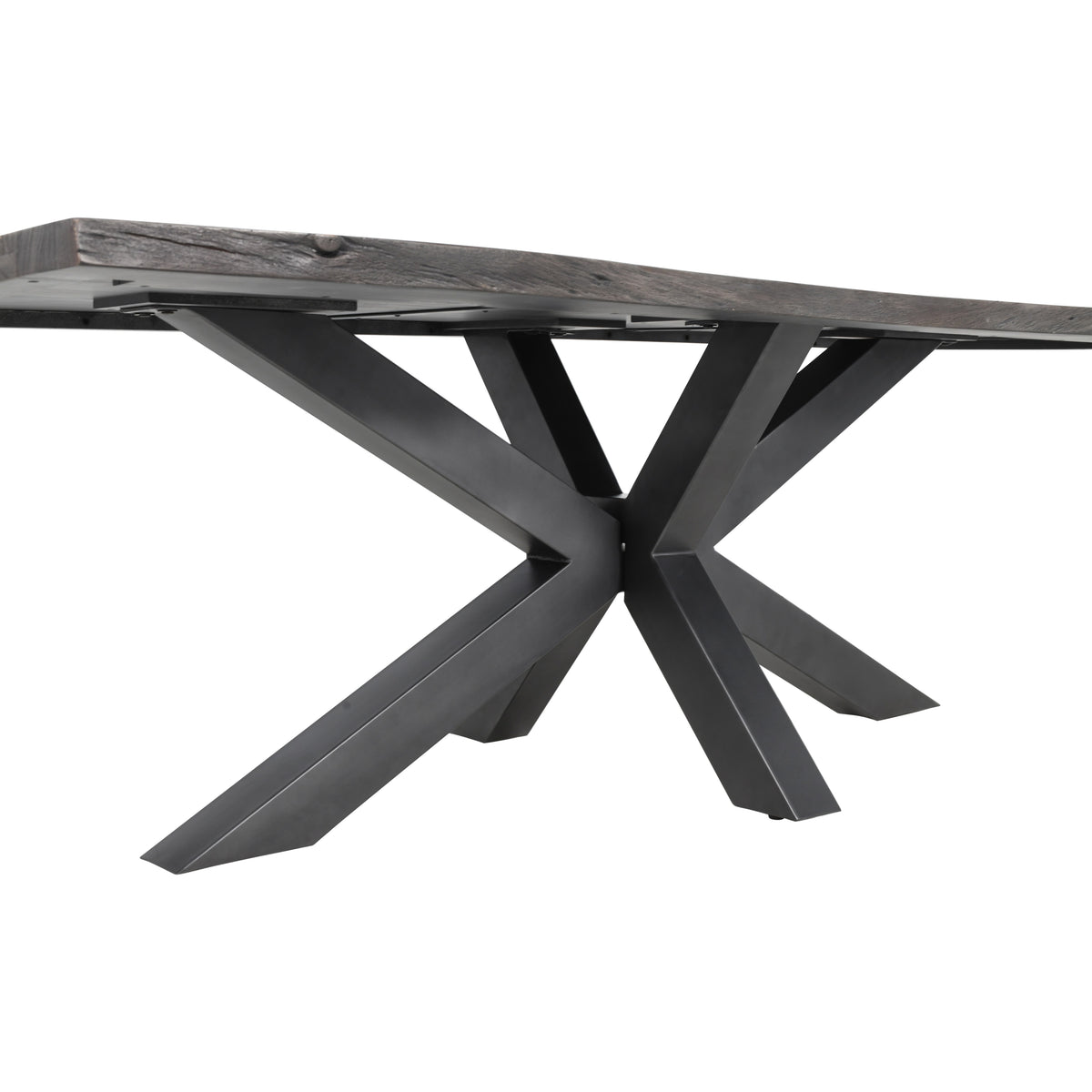 Nordic Ridge Grey 94 Dining Table w/ 6 Lucas Chairs - Ornate Home