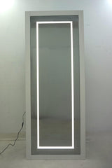 Nordio White 72-inch Led Tempered Full Length Floor Mirror - Ornate Home