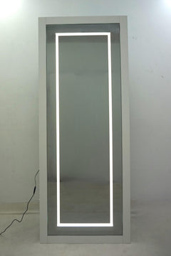 Nordio White 72-inch Led Tempered Full Length Floor Mirror