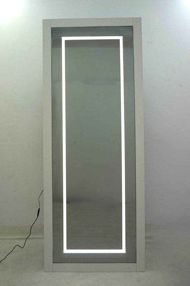 Nordio White 72-inch Led Tempered Full Length Floor Mirror - Ornate Home
