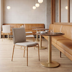 Nordvest Beige & Gold Dining Chair - Ornate Home