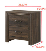 Noreen Brown Nightstand - Ornate Home
