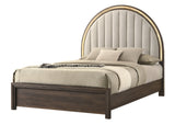 Noreen Brown Queen Panel Bed - Ornate Home