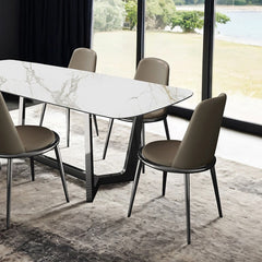 Norelli Silver/Taupe 7 Piece Dining Set - Ornate Home