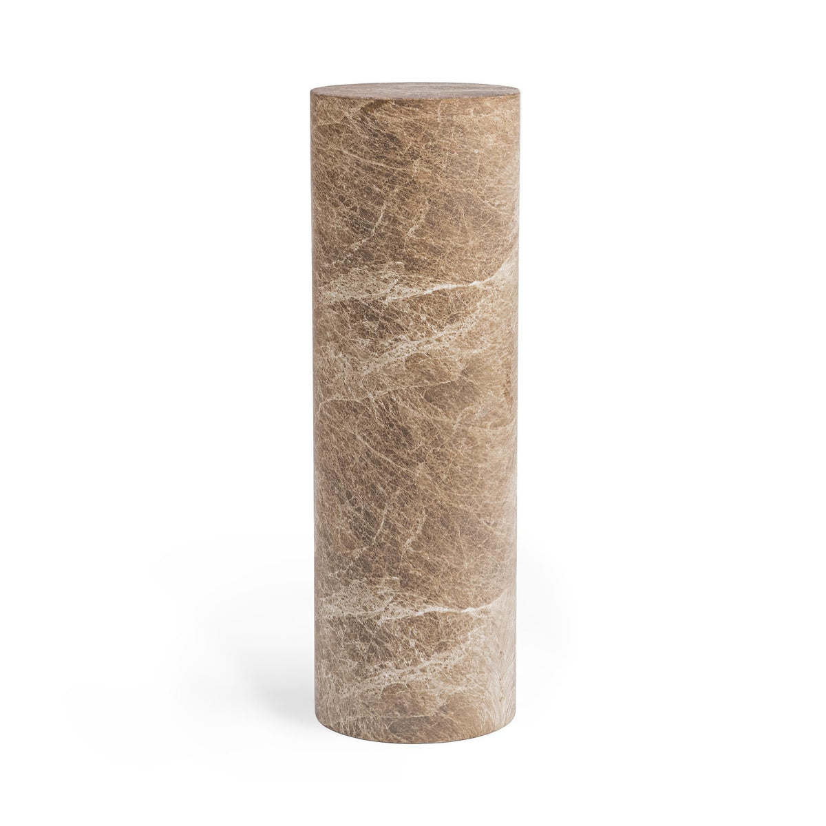 Norfolk Brown/Ivory Large Round Display Pedestal