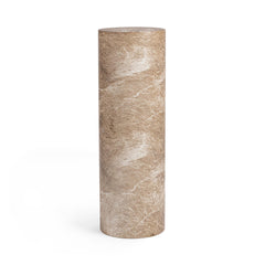 Norfolk Brown/Ivory Large Round Display Pedestal
