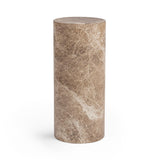 Norfolk Brown/Ivory Medium Round Display Pedestal