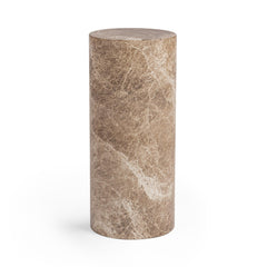 Norfolk Brown/Ivory Medium Round Display Pedestal