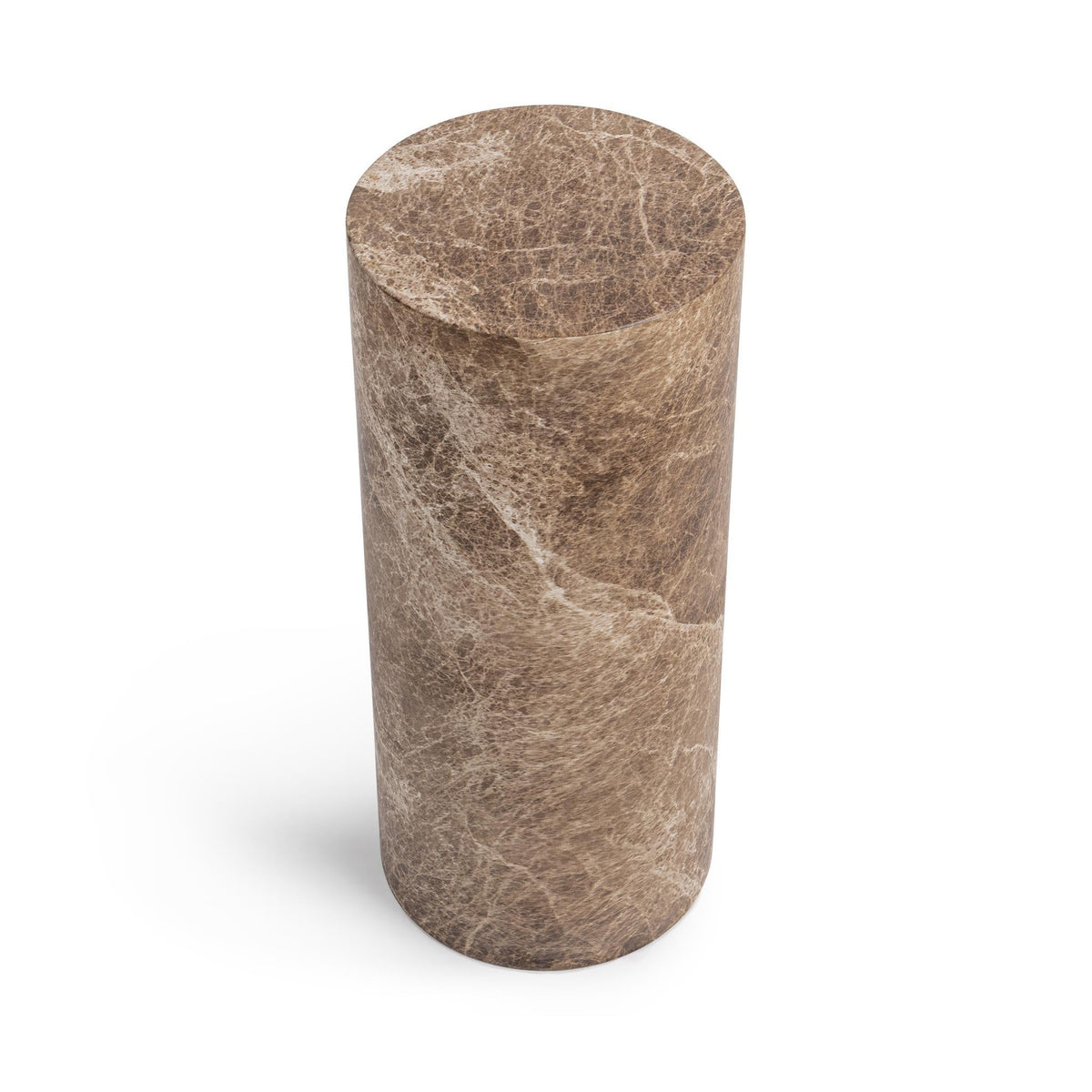Norfolk Brown/Ivory Medium Round Display Pedestal