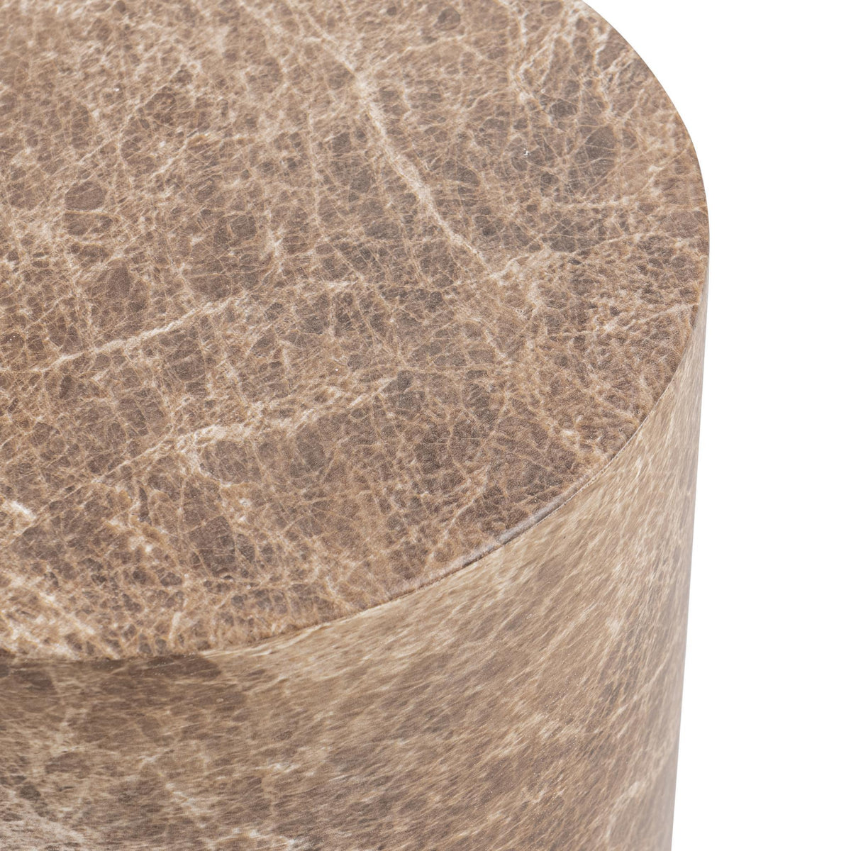 Norfolk Brown/Ivory Medium Round Display Pedestal