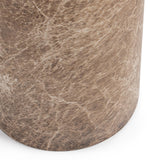 Norfolk Brown/Ivory Medium Round Display Pedestal