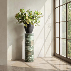 Norfolk Green Large Round Display Pedestal