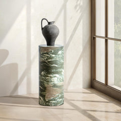 Norfolk Green Medium Round Display Pedestal