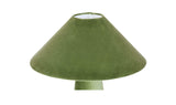 Nori Dark Green Velvet Table Lamp - Ornate Home