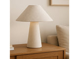 Nori Flecked White Table Lamp - Ornate Home