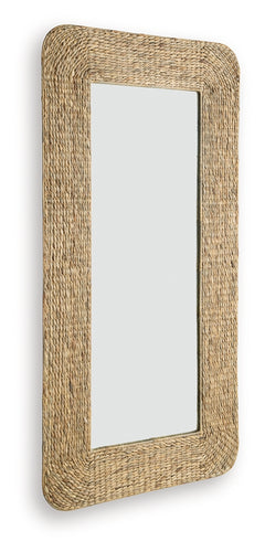 Norigan Natural Floor Mirror - Ornate Home