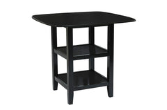 Norman Black 5-Piece Pack Counter Height Set - Ornate Home