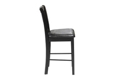 Norman Black 5-Piece Pack Counter Height Set - Ornate Home