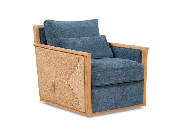 Norman Teal Accent Chair - Ornate Home