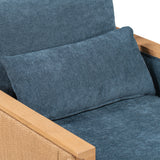 Norman Teal Accent Chair - Ornate Home