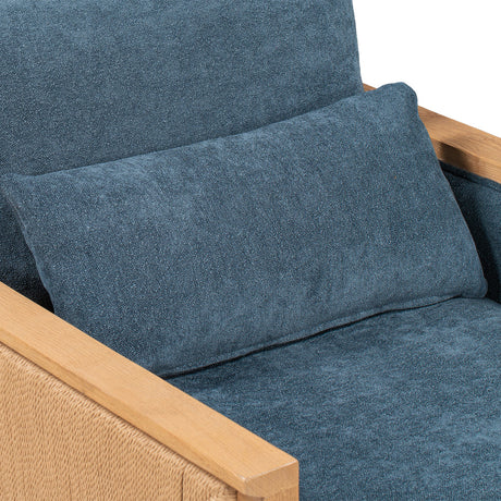 Norman Teal Accent Chair - Ornate Home