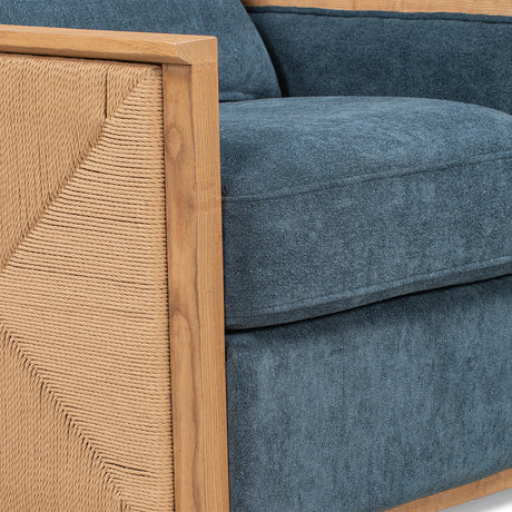 Norman Teal Accent Chair - Ornate Home