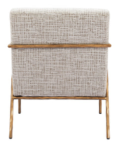 Norrebro Beige Frost Accent Chair - Ornate Home