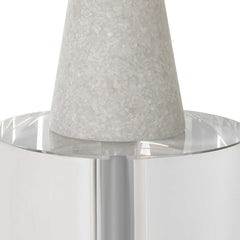 Norte White Stone Sculptures (Set of 2) - Ornate Home