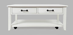 North Fork White Cocktail Table - Ornate Home