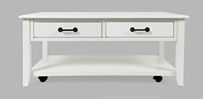 North Fork White Cocktail Table - Ornate Home