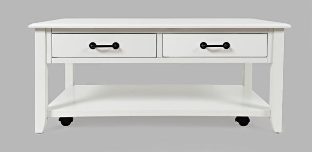 North Fork White Cocktail Table - Ornate Home