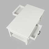 North Fork White Cocktail Table - Ornate Home