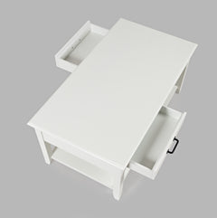 North Fork White Cocktail Table - Ornate Home