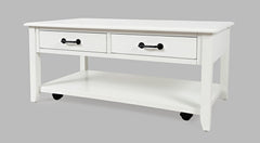North Fork White Cocktail Table - Ornate Home