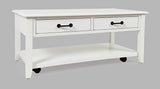 North Fork White Cocktail Table - Ornate Home