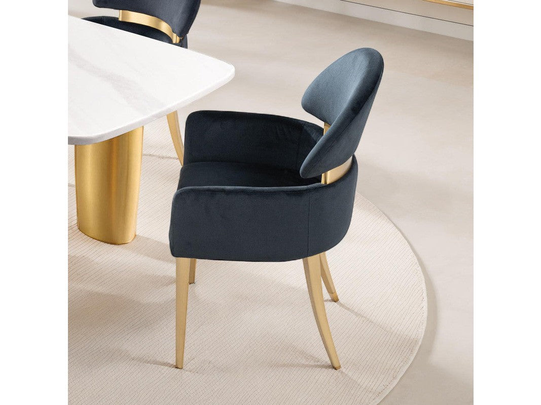 Northall Black Arm Chair (Set of 2) - Ornate Home